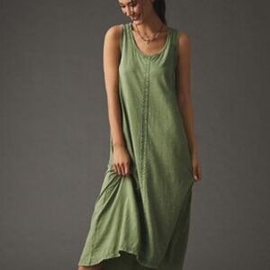 DAILY PRACTICE BY ANTHROPOLOGIE LOUNGE MIDI DRESS (Size XS)